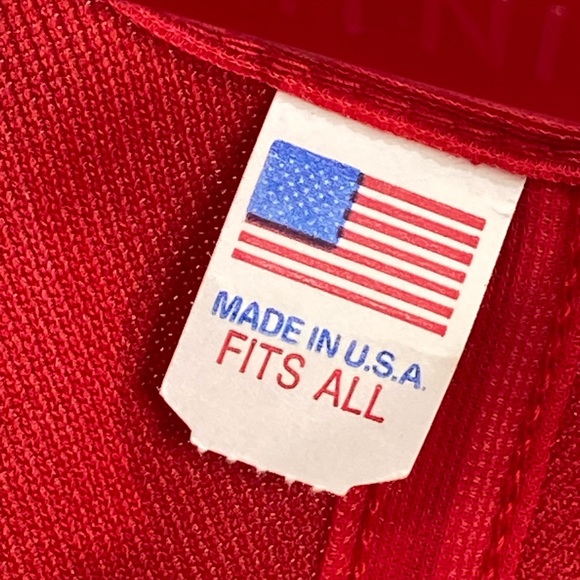 VTG USMC Marines USA Made Adjustable Snap Back Trucker Hat Embroidered Logo Red - Picture 11 of 14